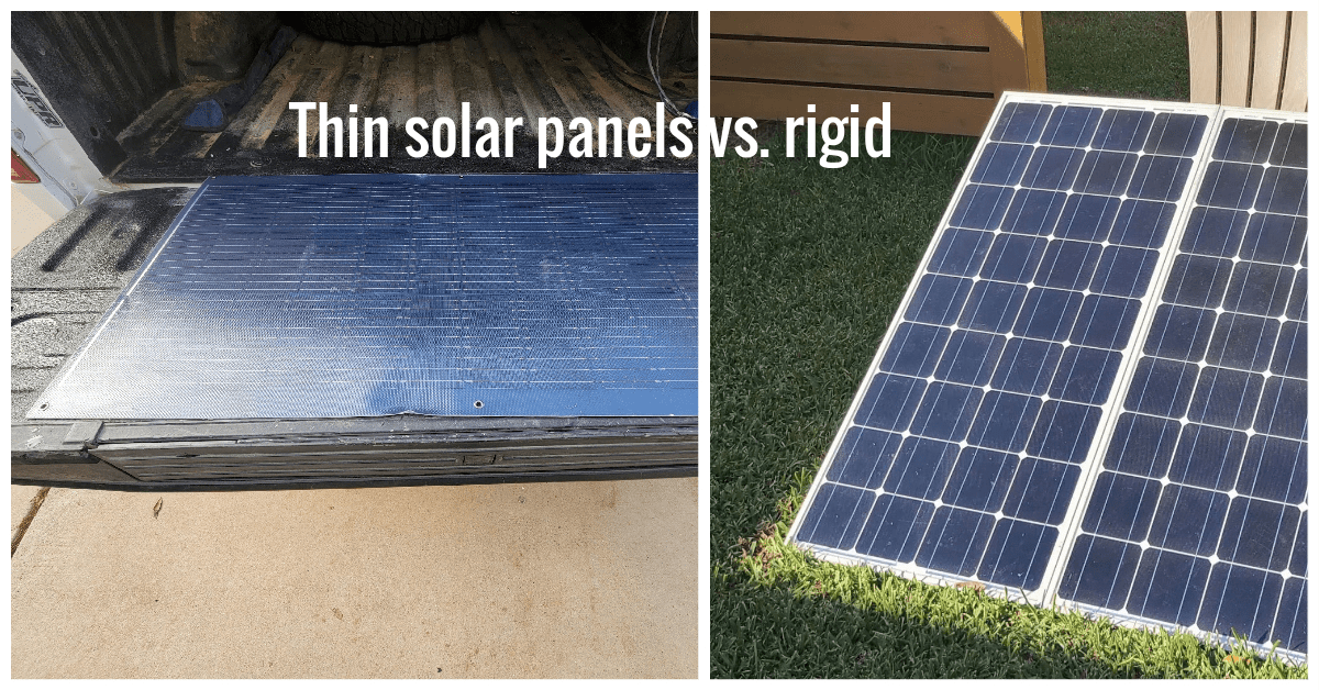 Flexible vs. Rigid Solar Panels For Camping and Overlanding