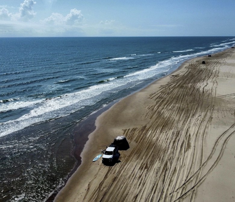 driving on south padre island