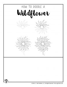 How To Draw Flowers For Kids | Woo! Jr. Kids Activities