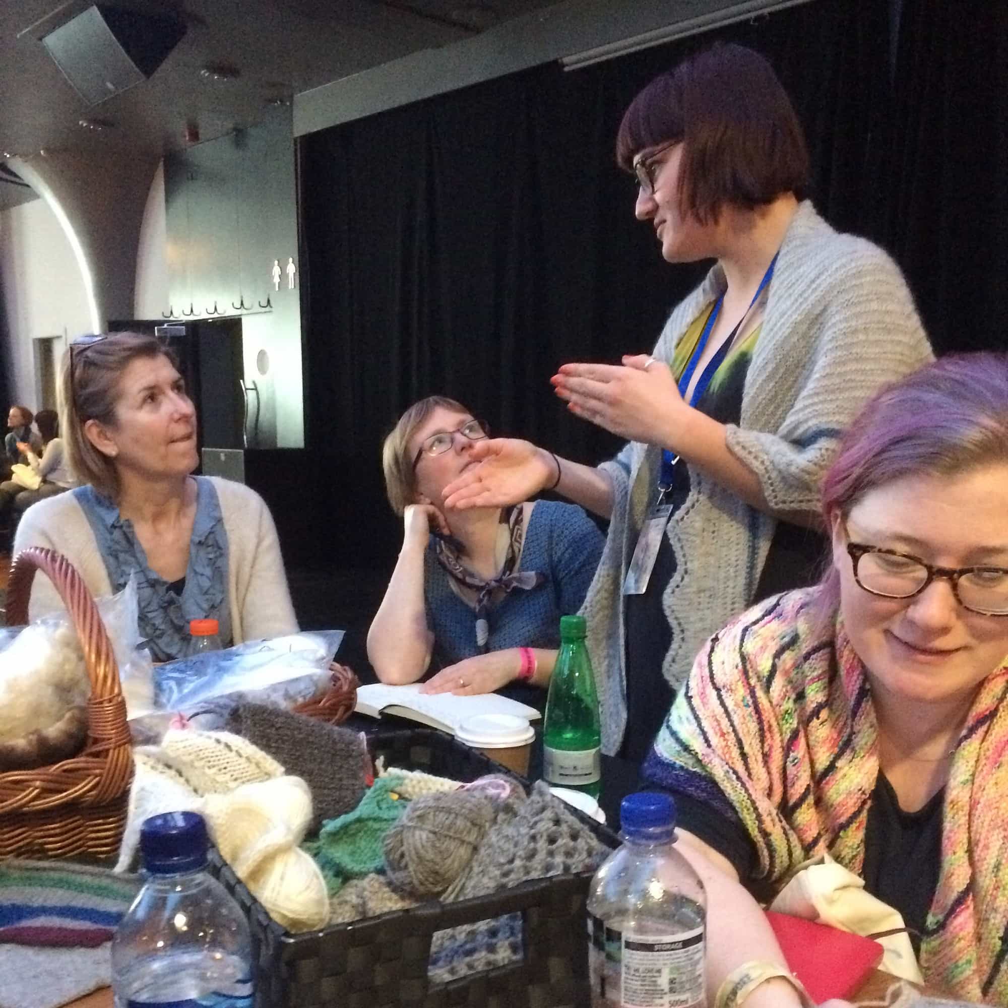 Sonja explains the qualities of wool