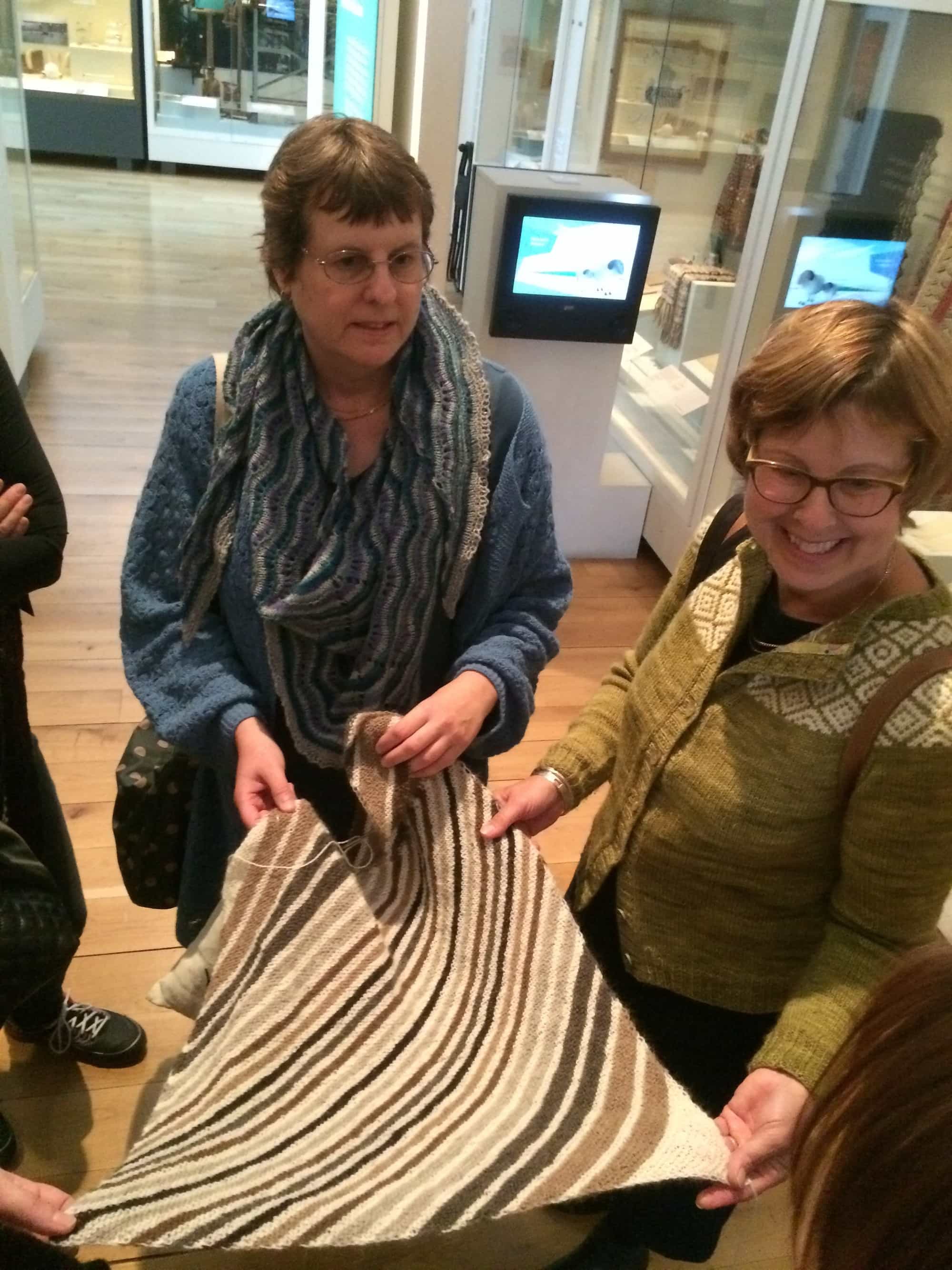 Heather Lang Ayre WIP in J+S Heritage naturals range. SWW 2016