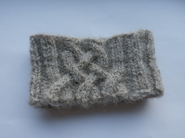 After washing, blocking and wearing