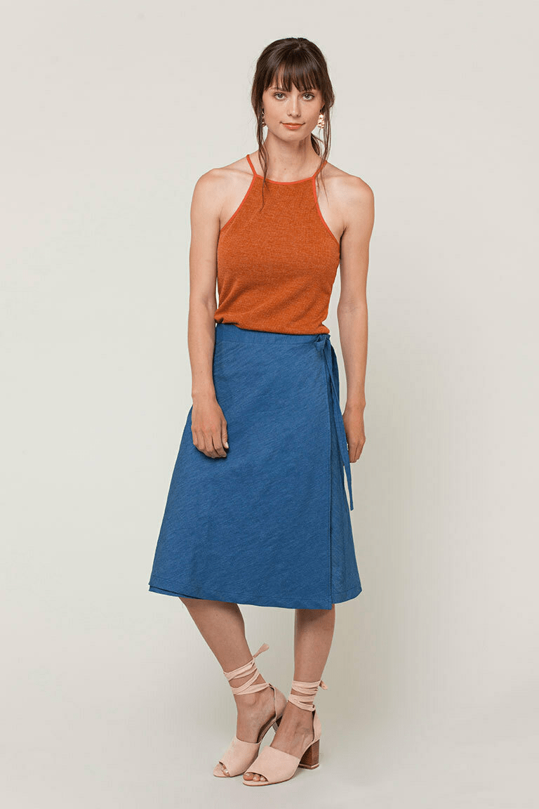 Lucy Skirt Sewing Pattern - Seamwork | 15 Must Make Indie Skirt Sewing Patterns for a Handmade Wardrobe - Wool Wren Studio