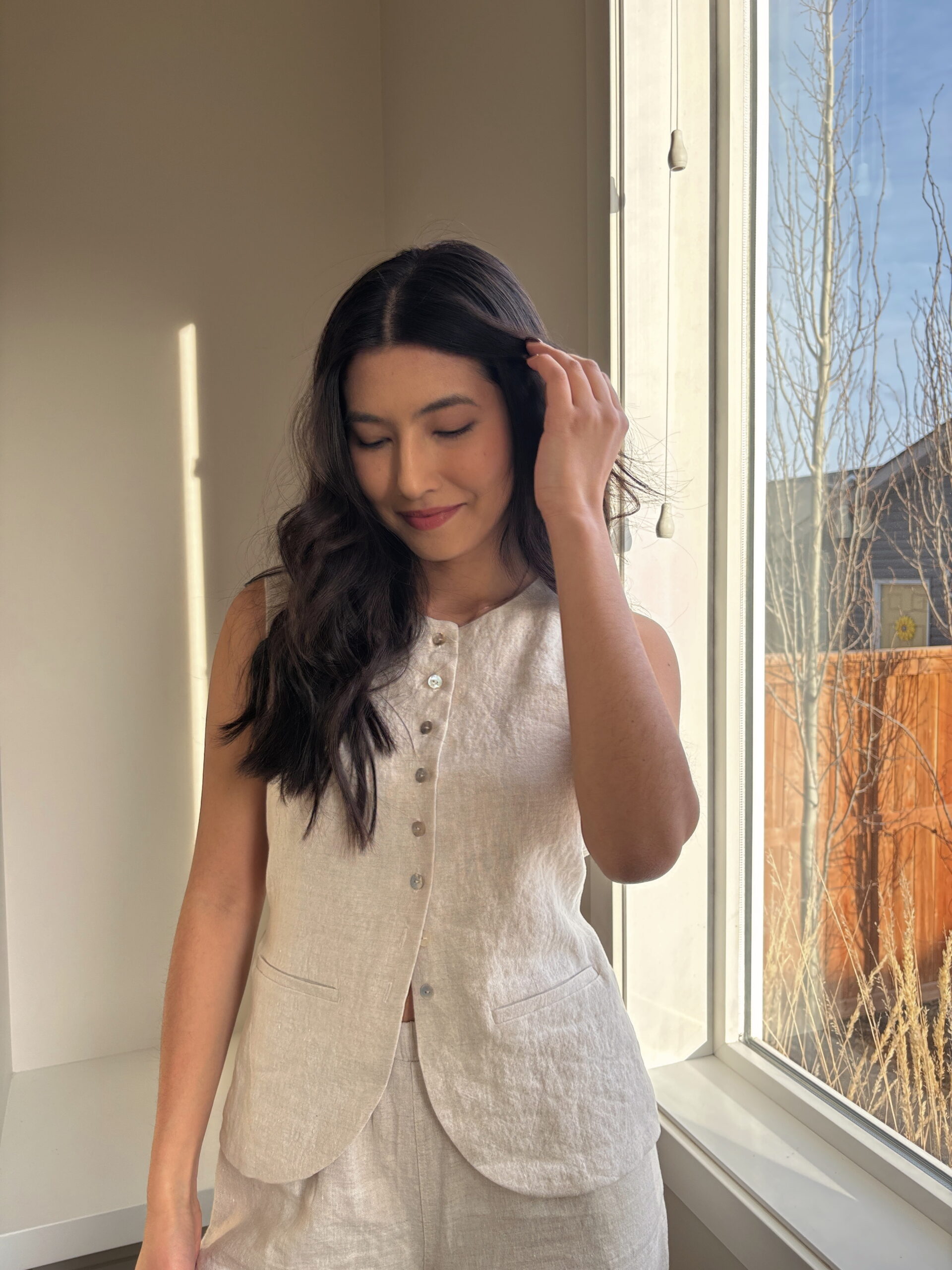 Arlo Vest - Sewing with Liliya | Summer 2025 Sewing Patterns - Wool Wren Studio
