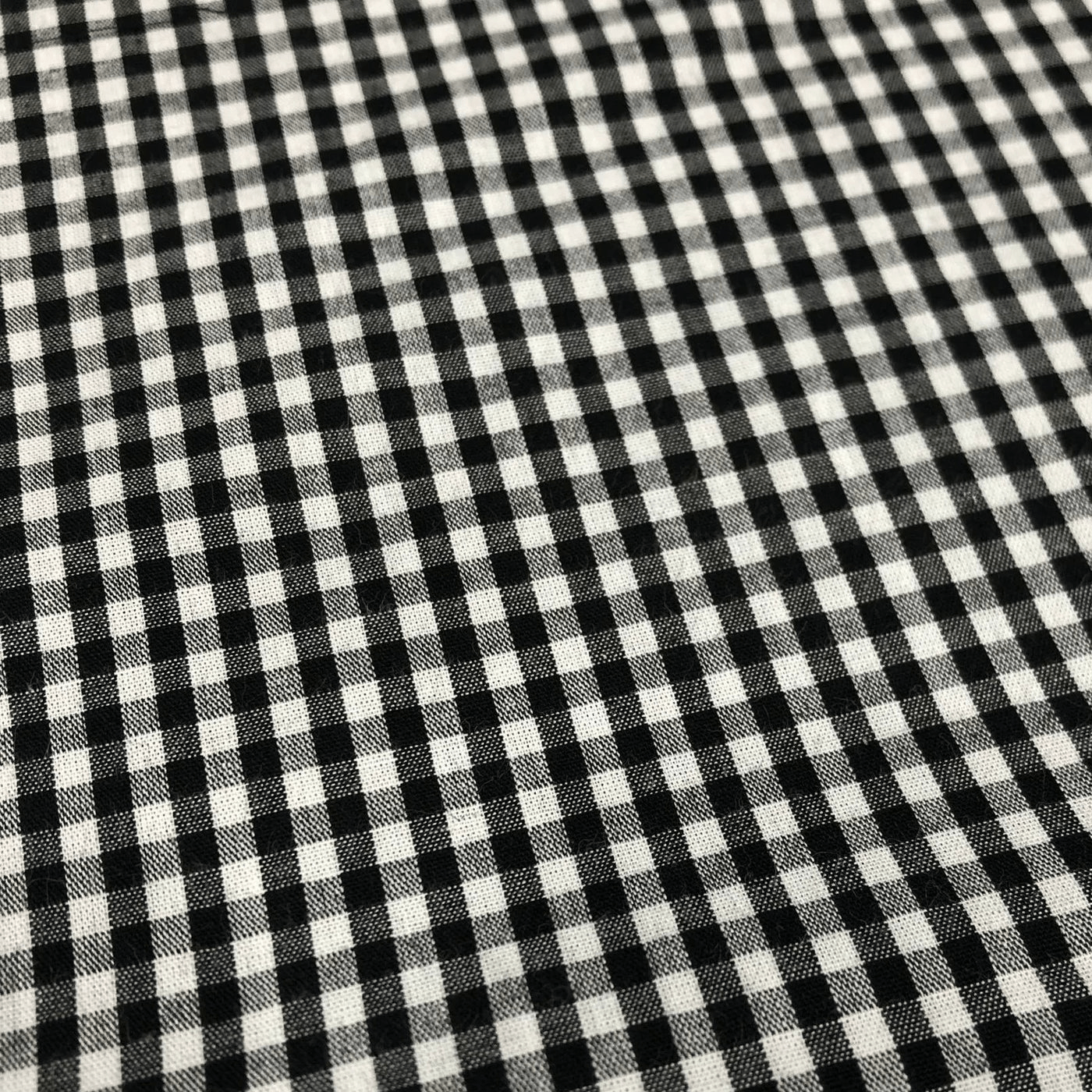 Black Gingham Deadstock Fabric - Yardblox | Why Deadstock Cotton Has a Place in Your Handmade Wardrobe - Wool Wren Studio
