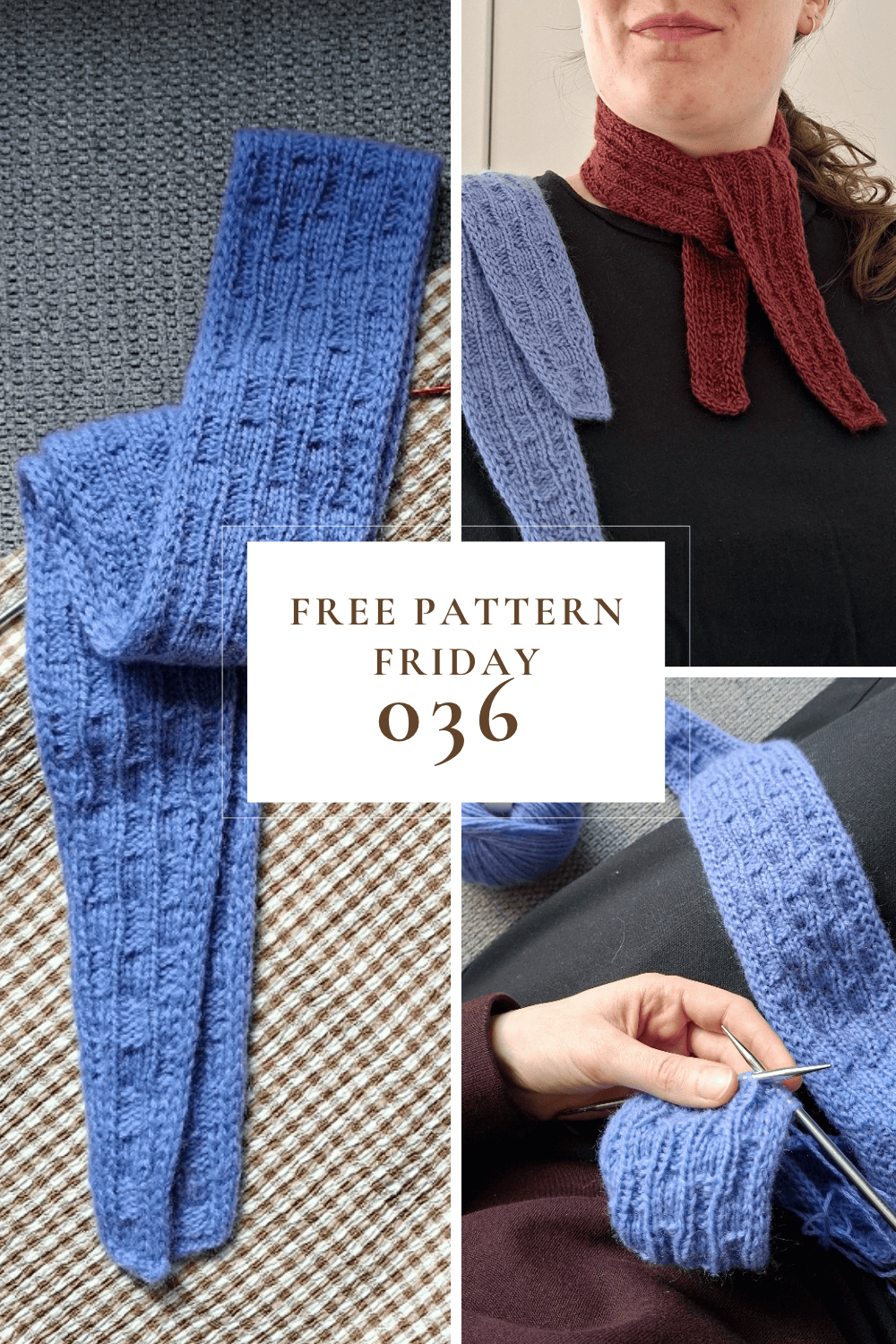 Ripple Scarf Knitting Pattern - Woolen Knits | Free Pattern Friday #36 - Wool Wren Studio