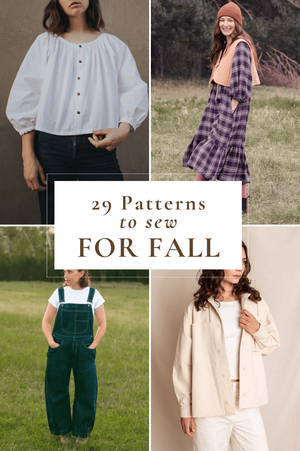 29 Cozy Fall Sewing Patterns to Make This Autumn