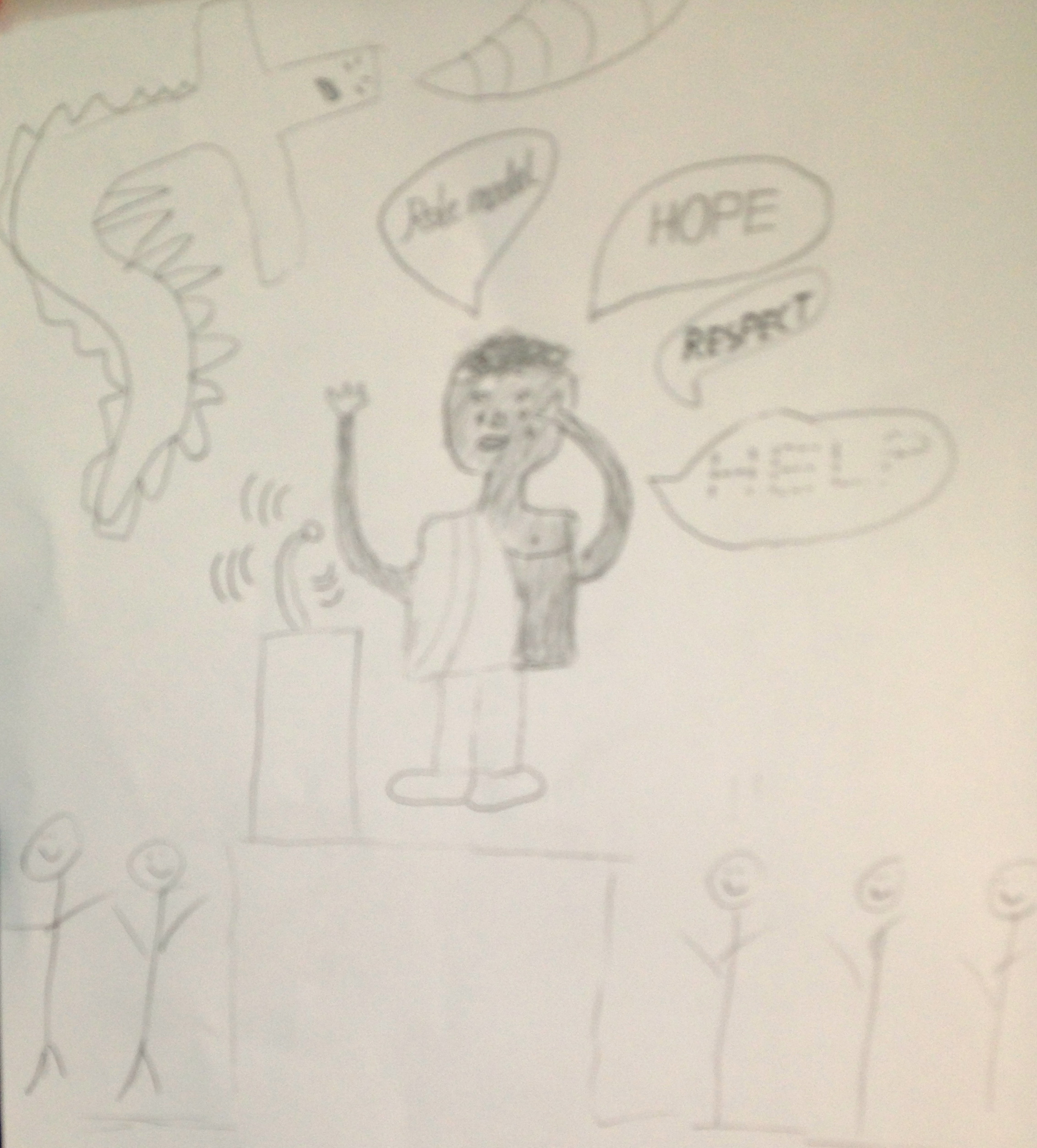 Heroic qualities: images and words