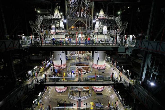 Twin Space Launch System Rocket Boosters 1 Twin Space Launch System Rocket Boosters