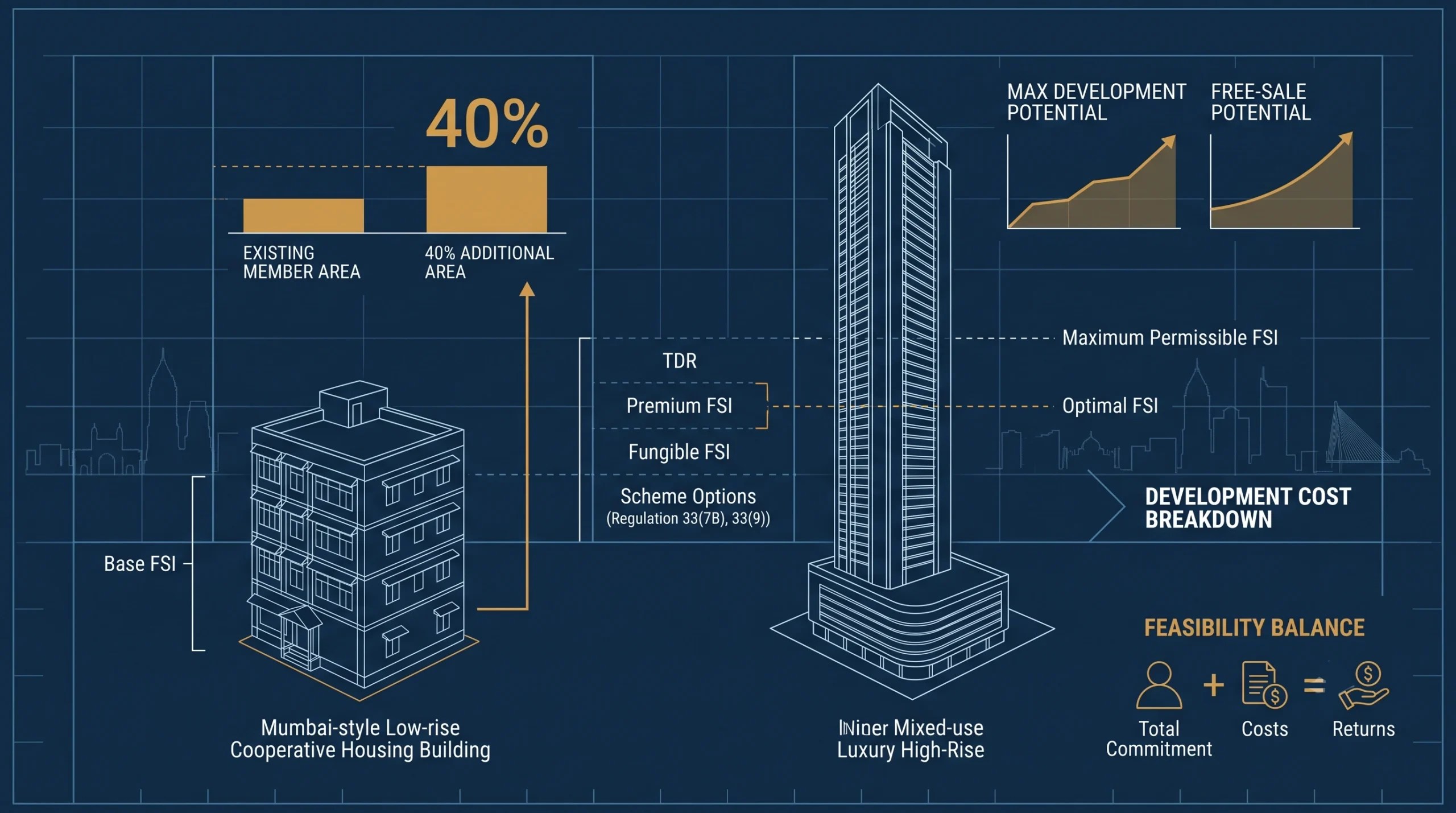 Additional area offered in Mumbai redevelopment feasibility