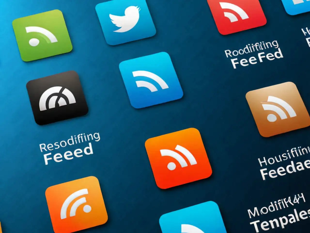 modificar rss feed templates