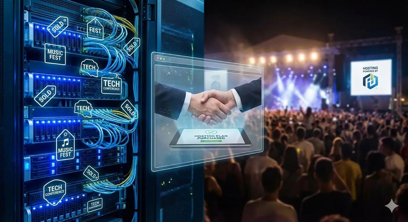 hosting para sitios web eventos