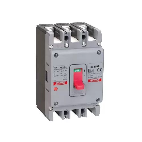 HIMEL Molded Case Circuit Breaker MCCB 3P 40A 25kA Thermal-Magnetic HDM3100S4033XXT