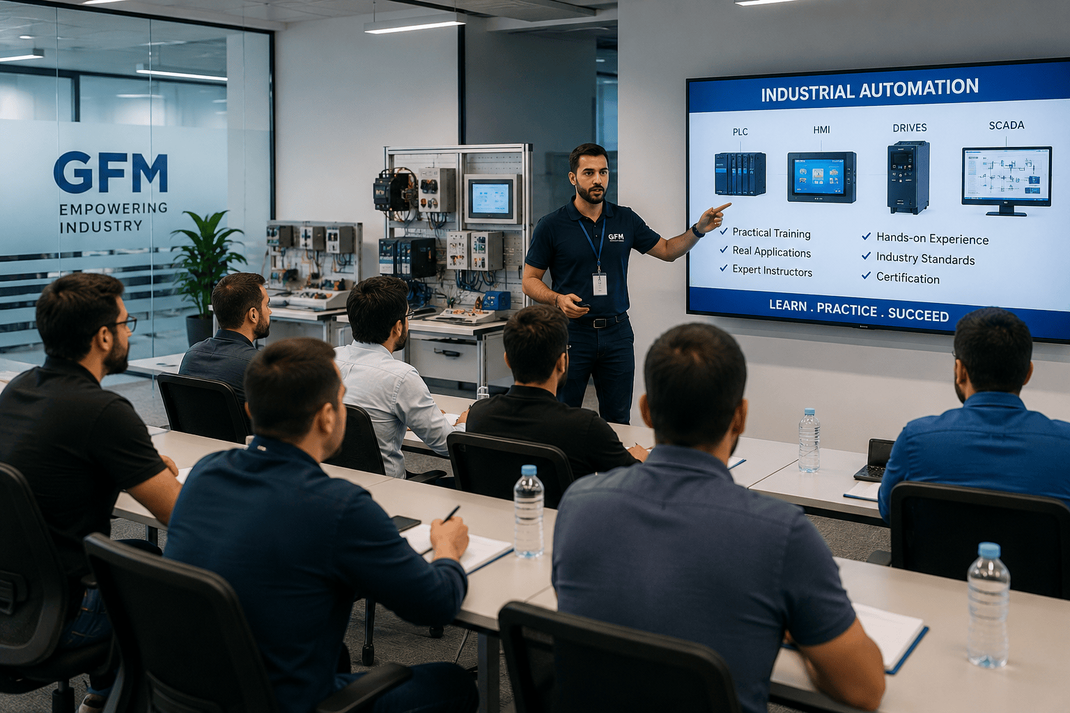 Classic control and PLC training