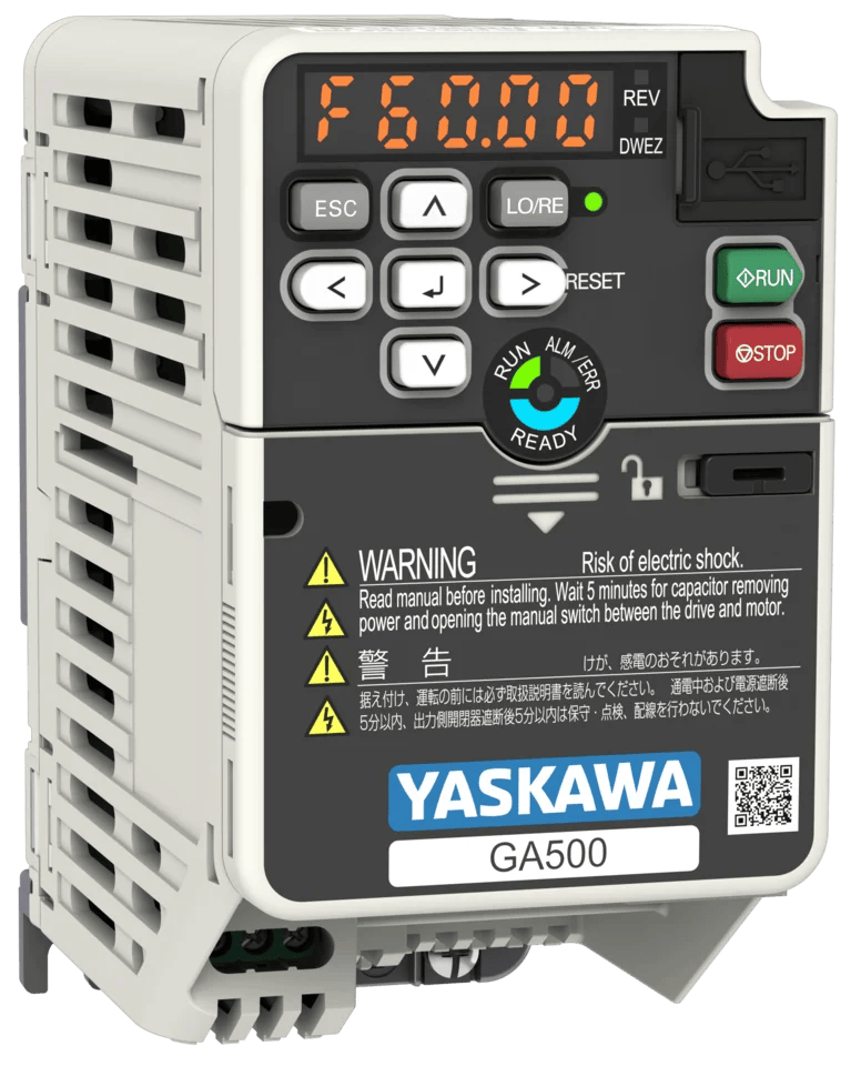 YASKAWA - Variable Speed Drive (INVERTER) - GA500 - 18.5kW/22kW - 380V - GA50C4044EBA