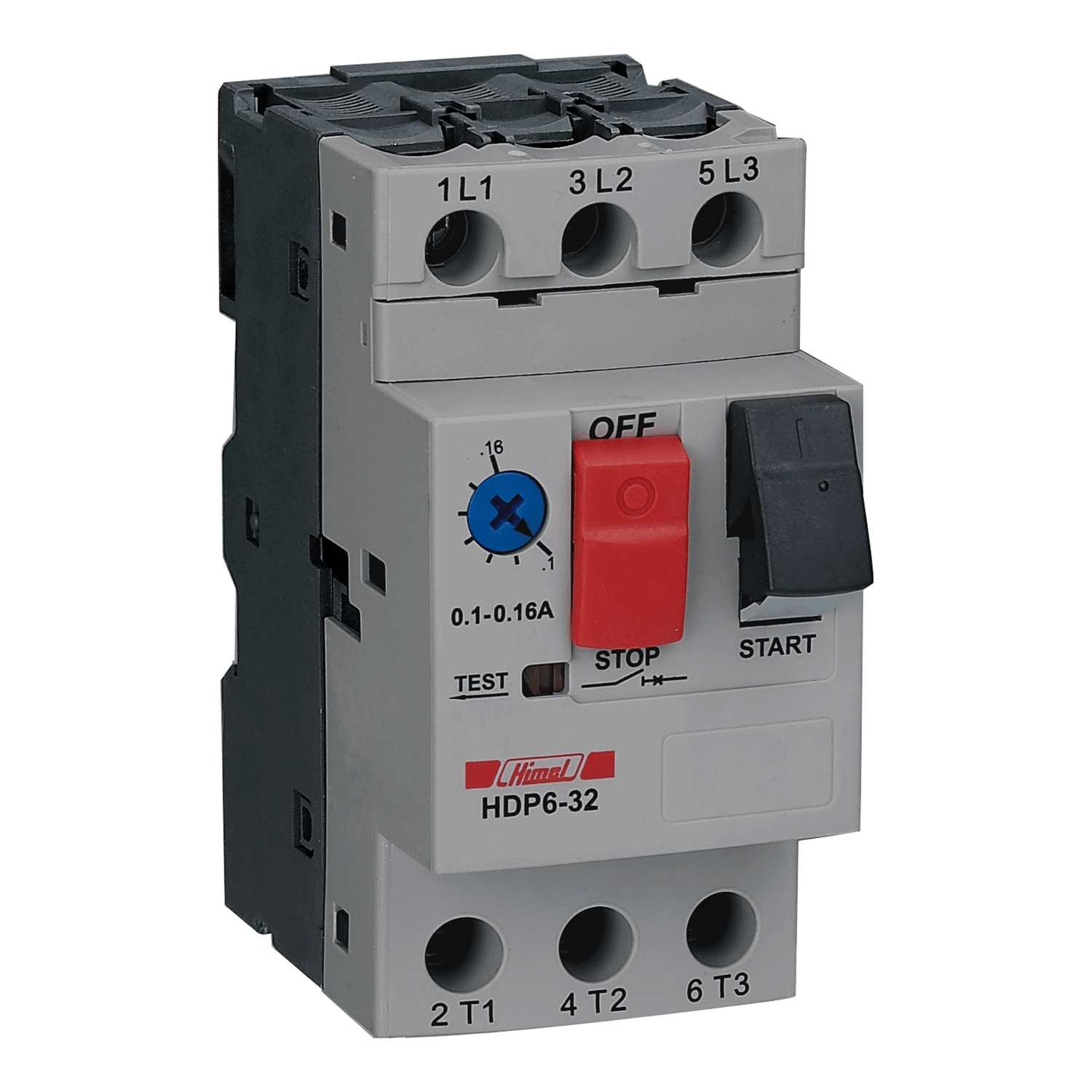 HIMEL Motor Protection Circuit Breaker HDP6324 | MPCB | 2.5–4A Adjustable | 3 Pole | 32A Frame