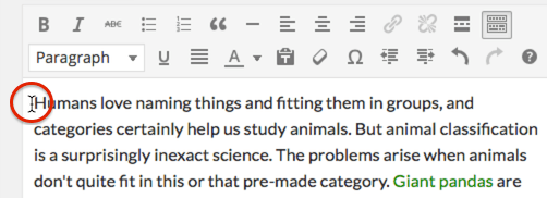 For instance, the following will not work: Inserting Images into Posts and Pages | WordPress.org