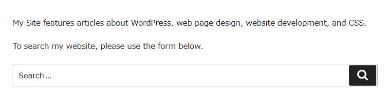 You can stop here as wordpress provides a default search form. Creating A Search Page Wordpress Org