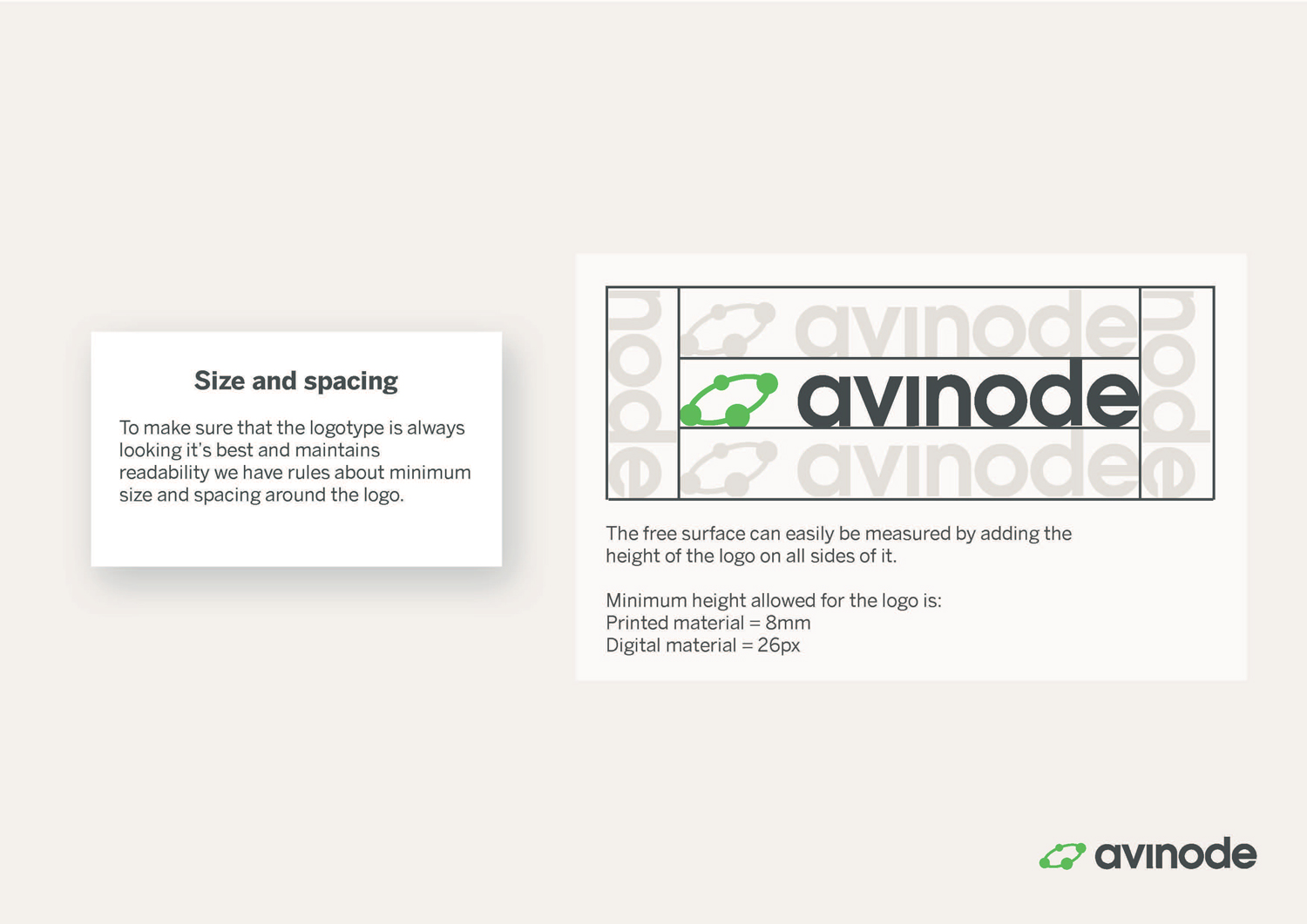 Example from visual guidelines of Avinode