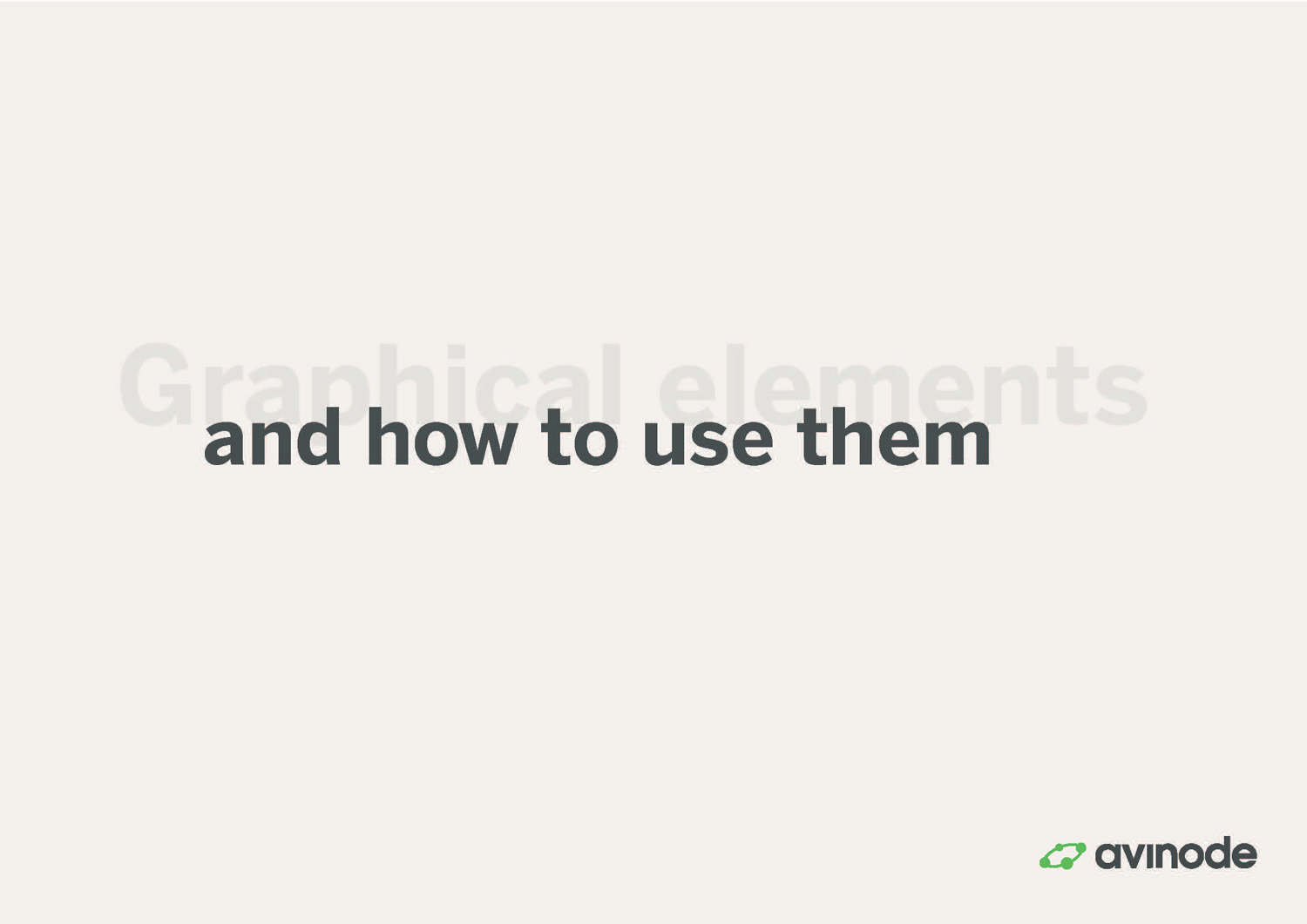 Example from visual guidelines of Avinode