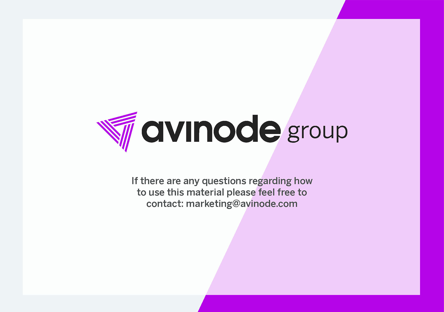 Example from visual guidelines of Avinode group