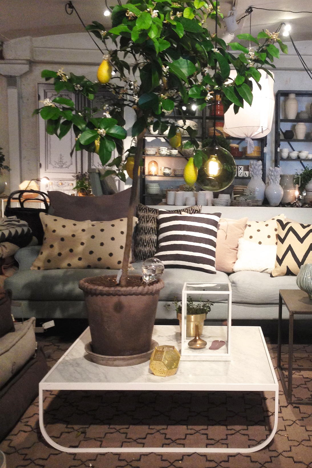 Interior shot from the Artilleriet store