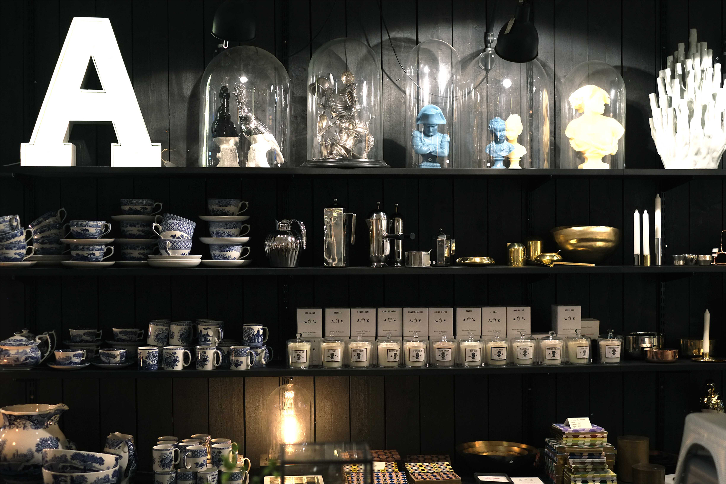 Interior shot from the Artilleriet store