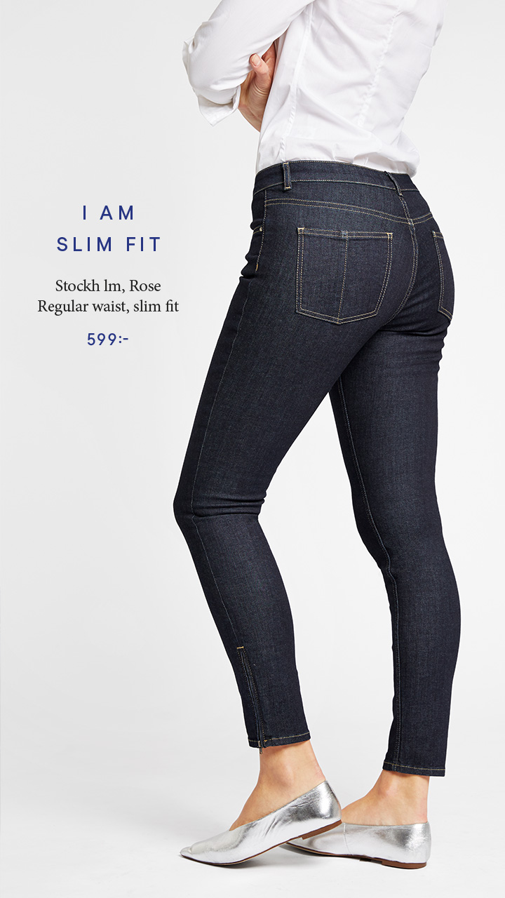 Add photo of slim fit women's jeans