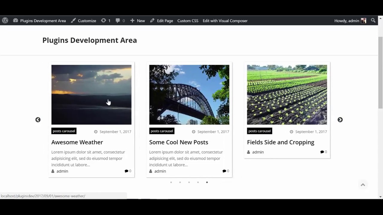 Wordpress related post plugins comparison. Responsive Posts Carousel Wordpress Plugin