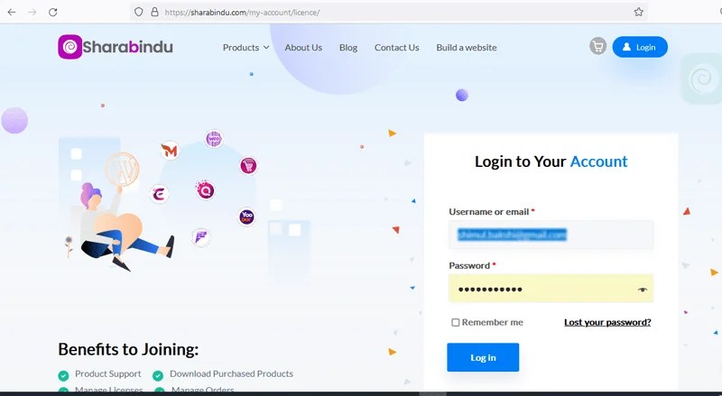 Login Page