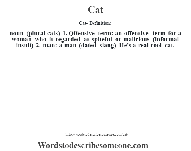 Cat definition