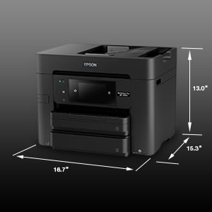 Epson WorkForce Pro WF-4740 Wireless All-In-One Inkjet Printer - Black