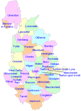 North West Map Nwest 