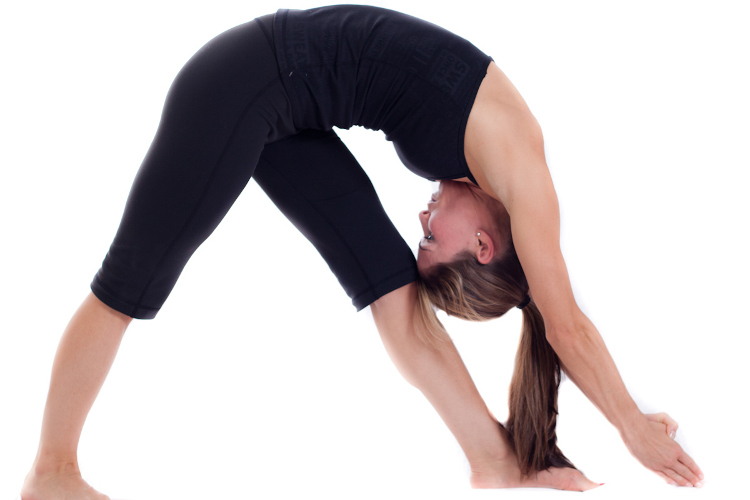 Inverted yoga pose
