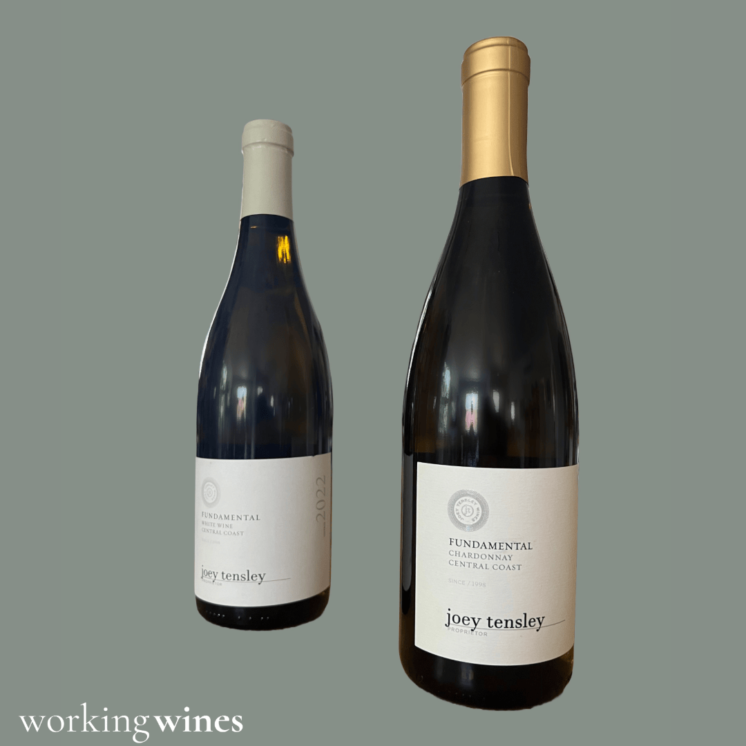 Fundamental White Blend and Chardonnay by Tensley