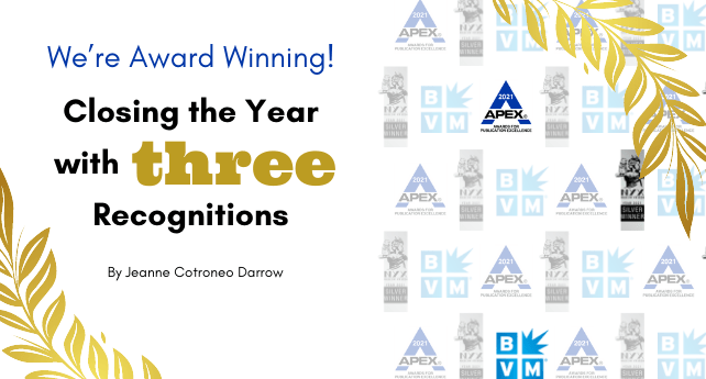 Article graphic with words We're Award Winning