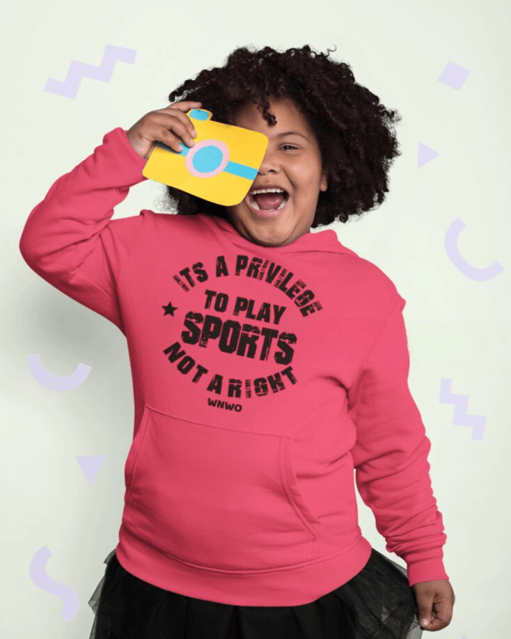 YOUTH GIRLS IT'S A PRIVILEGE HOODIE