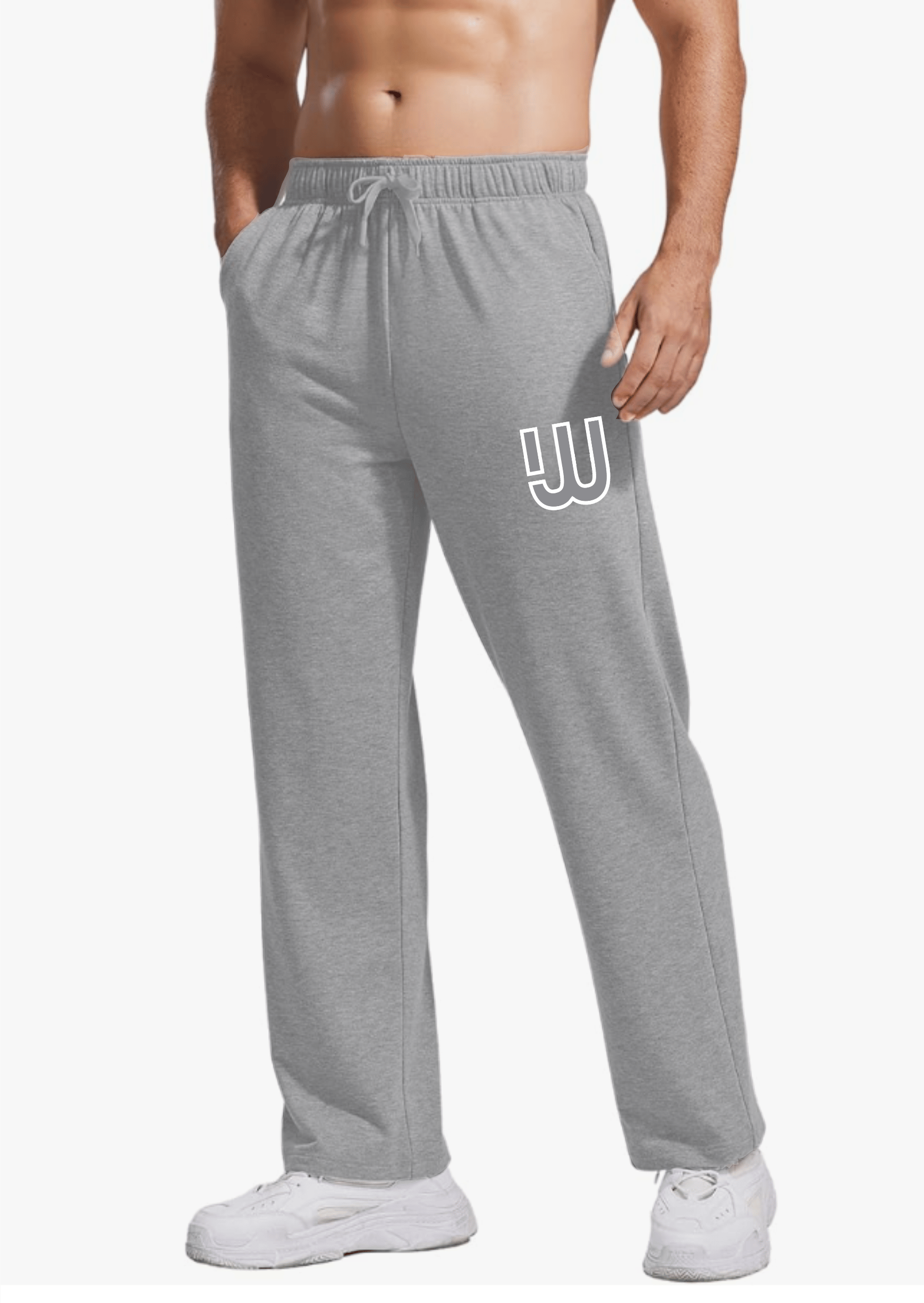 WNWO GREY BAGGY SWEATPANTS