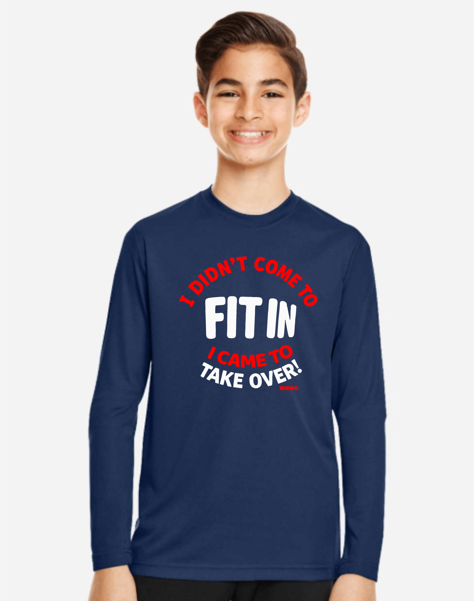 WNWO YOUTH FIT IN PERFORMANCE TEE
