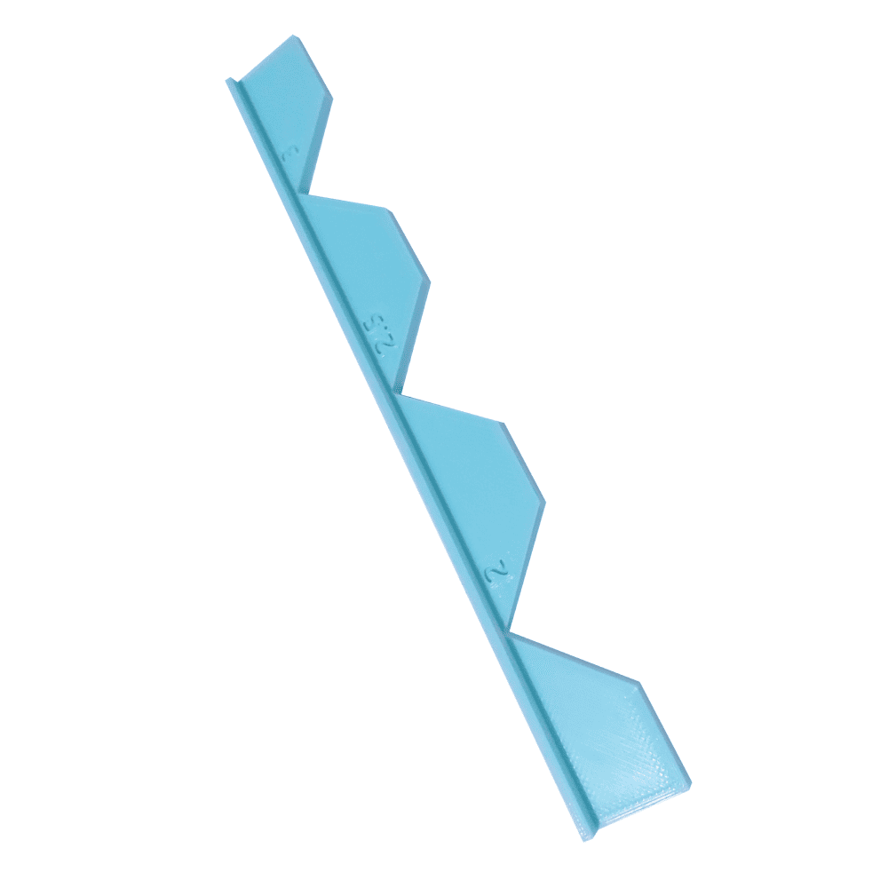 Regla 2 En 1 Corta Esquinas Perfectas