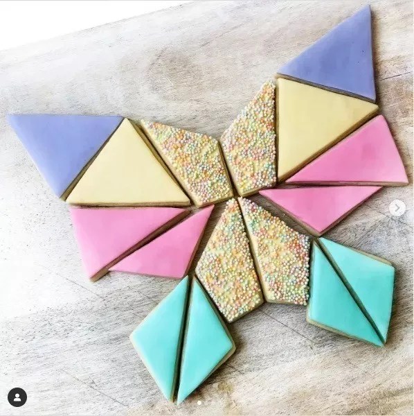 Cortador De Galleta Geométrico Cuadrado 18cm