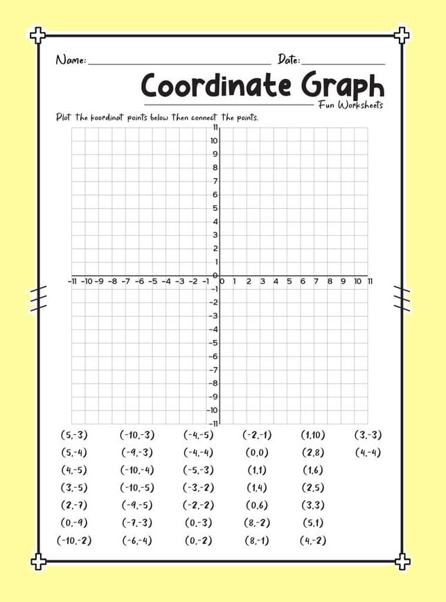 Coordinate Graphing Worksheet Download Print Now Coordinate Graphing Worksheet 