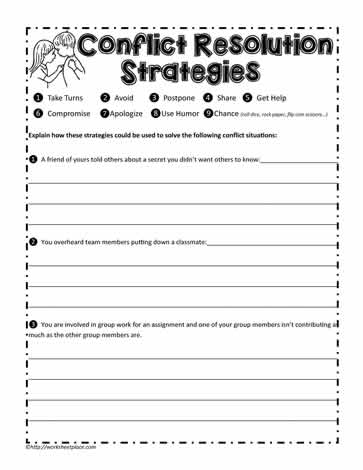 Conflict resolution skills for kids