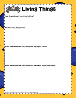Objective numbers correspond to the state priority academic student skills (pass) standards and objectives. Living And Non Living Things Worksheets
