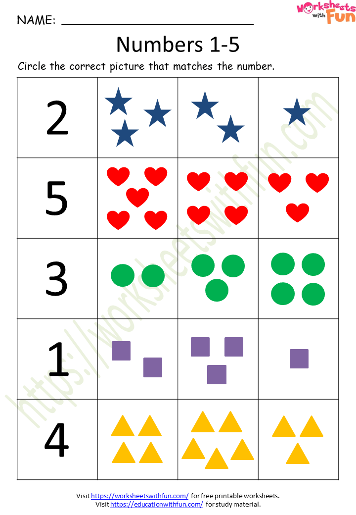 10 best printable numbers 1-10 for preschoolers
