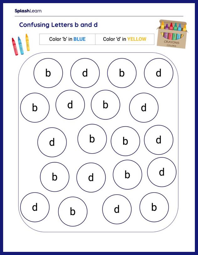 B and d worksheets: boosting literacy with engaging activities