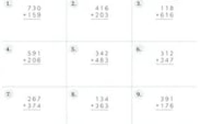 Printable Multi-Digit Addition Worksheets | Education.com - Worksheets ...