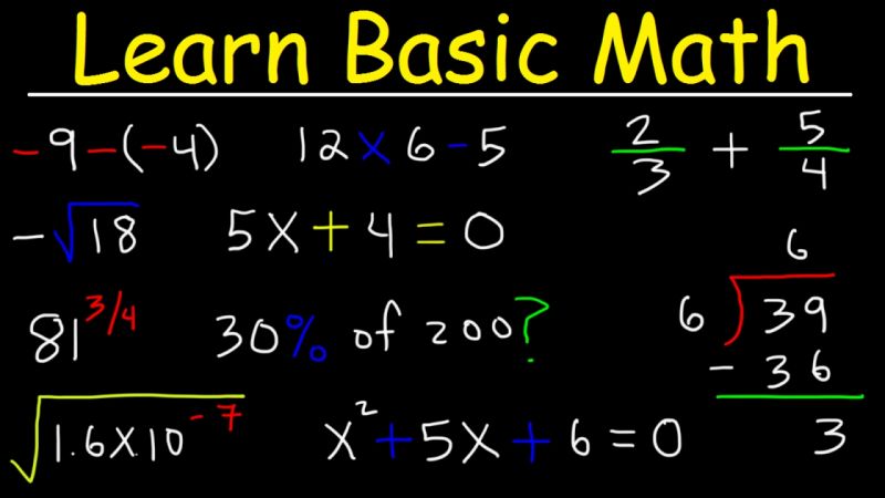 Basic Math Tutorial Home - Minimal Picture Collection - Ultra HD Quality