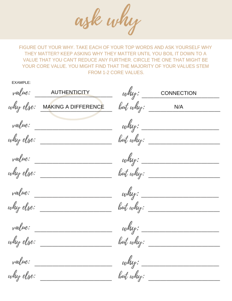 How to identify your core values to live your best life