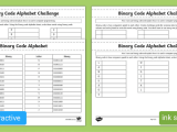 Binary Code Challenge Worksheets Teacher Made Worksheets Library